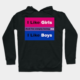 I like boys I like girls Hoodie